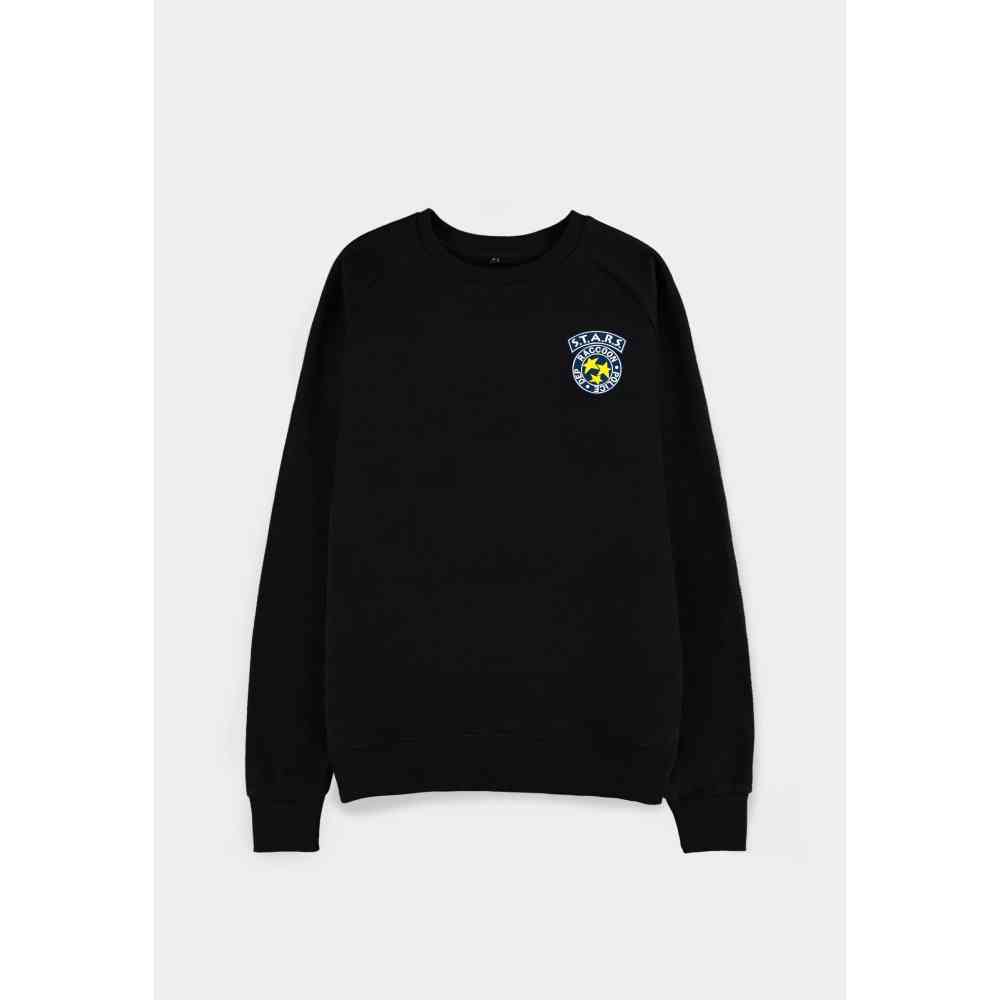 Resident Evil - S.T.A.R.S. Dep Raccoon Police Sweater - Black